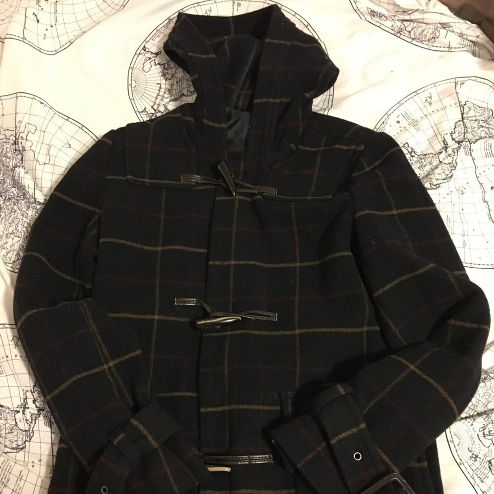 Gap women’s plaid dress coat.